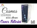 Tutorial 1# making the cover for Cosmos Scrapbook Mini Album ( emmascrap.fr)