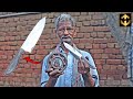 How to Make KITCHEN KNIFE  with Old Rusted Bearing | Forging a SHARP KITCHEN KNIFE