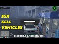 ESX Sell vehicles / Toxic Fivem 1k+ Free Scripts #fivemscript