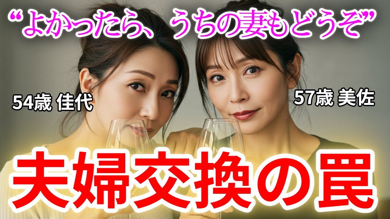 Outline Video 【シニア恋愛】夫婦交換の罠 ~あの夜、妻の乱れる横顔から目が離せなかった~【朗読ドラマ】