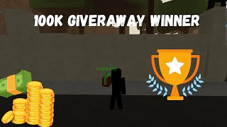 Da Hood 100K Winner