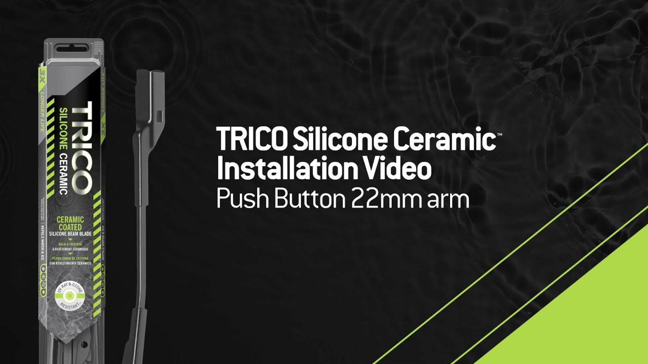 TRICO Silicone Ceramic - Push Button Arm (22mm) Installation Video