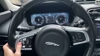 12.3 Jaguar XE F-pace digital instrument cluster cockpit LCD dashboard speed meter display screen