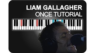 Liam Gallagher - Once Piano Tutorial
