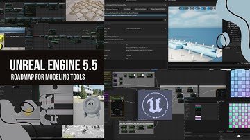 Modeling Tools in Unreal Engine 5.5 | 3D Asset Creation & Workflow Enhancements