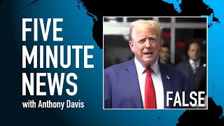 Trump lies about his gag order, gaslighting the media. Anthony Davis reports.