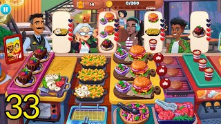 Cooking & Friends: Cooking Game Gameplay Walkthrough Level 33 (Ios.android) #cooking #gamingvideos