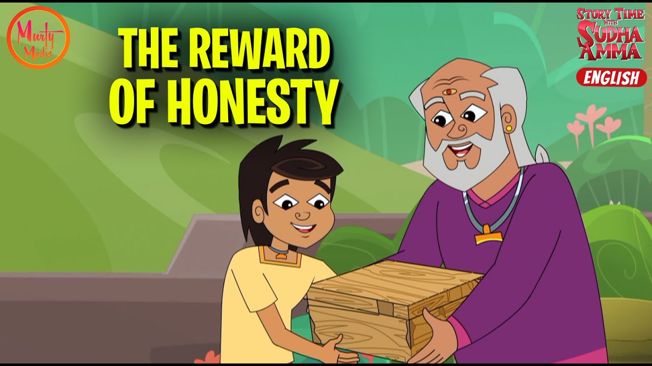 The Reward of Honesty | English Moral Story | Story Time with Sudha ...