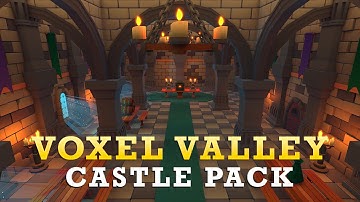 Voxel Valley Castle Pack (Trailer) | Low Poly Modular Castle Assets | Unity 6