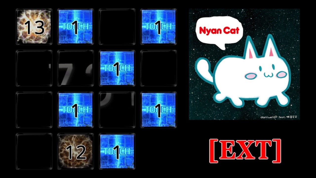 jubeat beyond the Ave.】Nyan Cat [EXT] 譜面確認 - YouTube