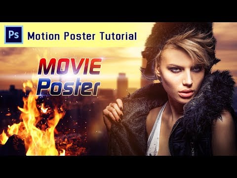 Photoshop CC Tutorial : Timeline Animation & Motion Graphics | Make a Motion Poster