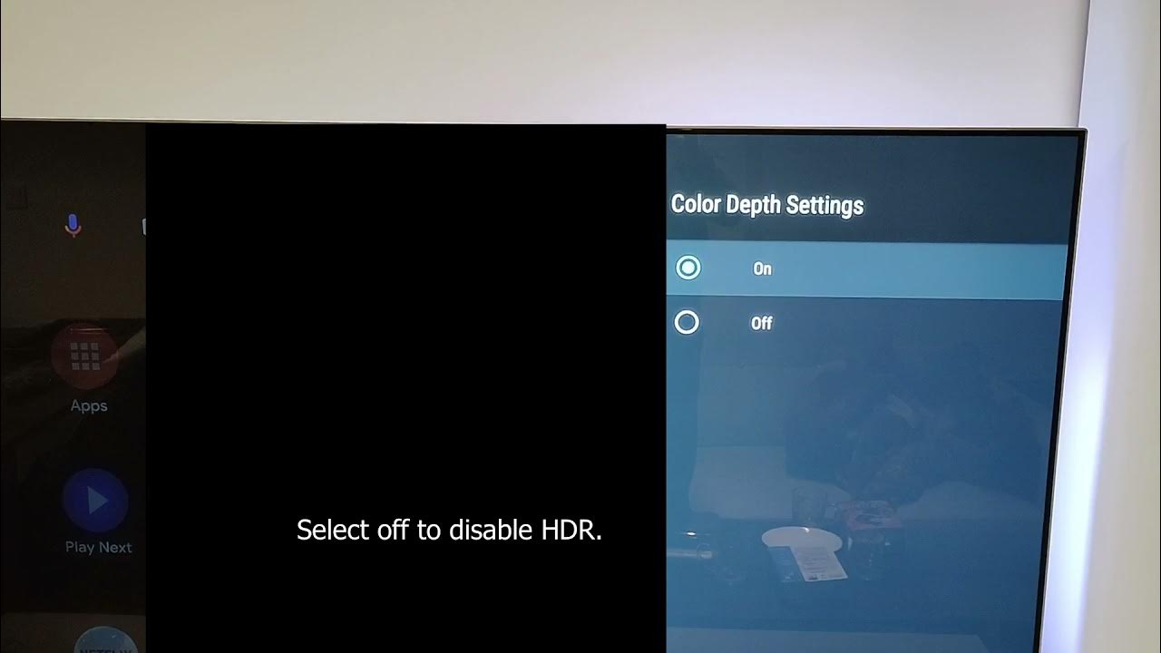 How to disable HDR in mecool km2 android tv YouTube