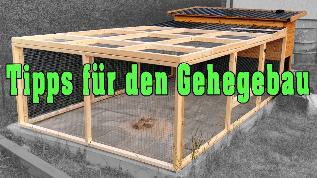 Begehbares Auengehege Selber Bauen