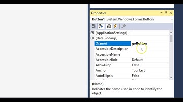 Creating a Form, Button and Event Handler in Visual Basic