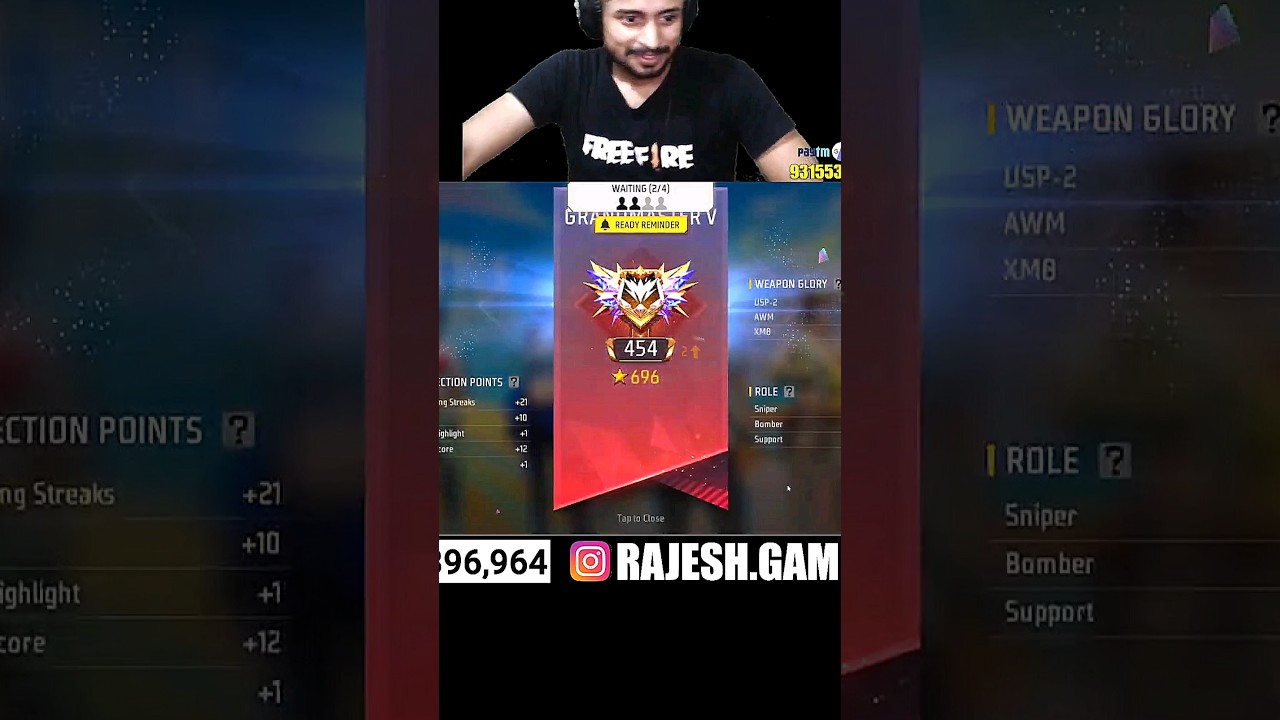 😡 Angry Youtuber Challenge Me #freefire #rggamer #shortsfeed