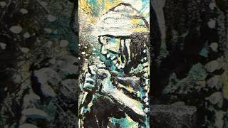 KRS ONE Painting! #boombap #boogiedownproductions #hiphop