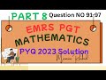EMRS PGT MATH 2023 PYQ || PGT, TGT TEACHING MATH || MCQs