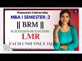 BRM | BUSINESS RESEARCH METHODS | LMR | LAST-MINUTE REVISION  | MBA SEM-2 | OU | @shivanipallela⁩  