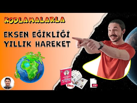 EKSEN EĞİKLİĞİ ve yıllık hareketin sonuçları animasyonlu 9.sınıf coğrafya konu anlatımı Tyt 📂PDF