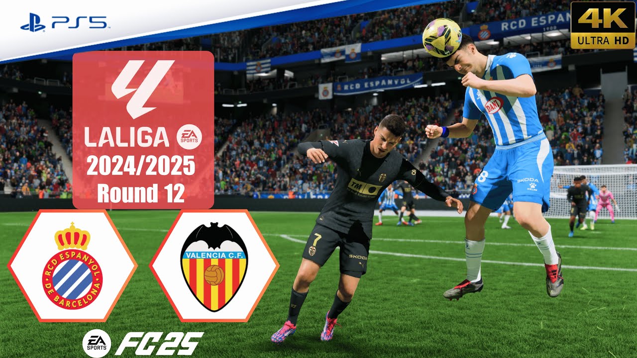 FC 25 - RCD Espanyol vs. Valencia | La Liga 24/25 | Full Match | PS5 ...