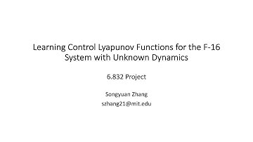 Learning Control Lyapunov Functions for the F-16 System with Unknown Dynamics