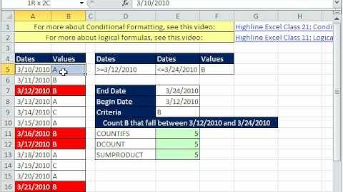 Excel Magic Trick 544: Conditional Formatting Row With Multiple Criteria In Other Columns