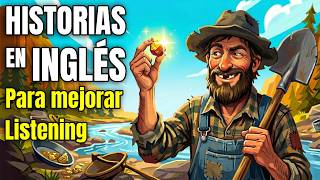 Se hizo RICO en la Fiebre del Oro… sin cavar | Historias Cortas para Aprender INGLÉS✔️