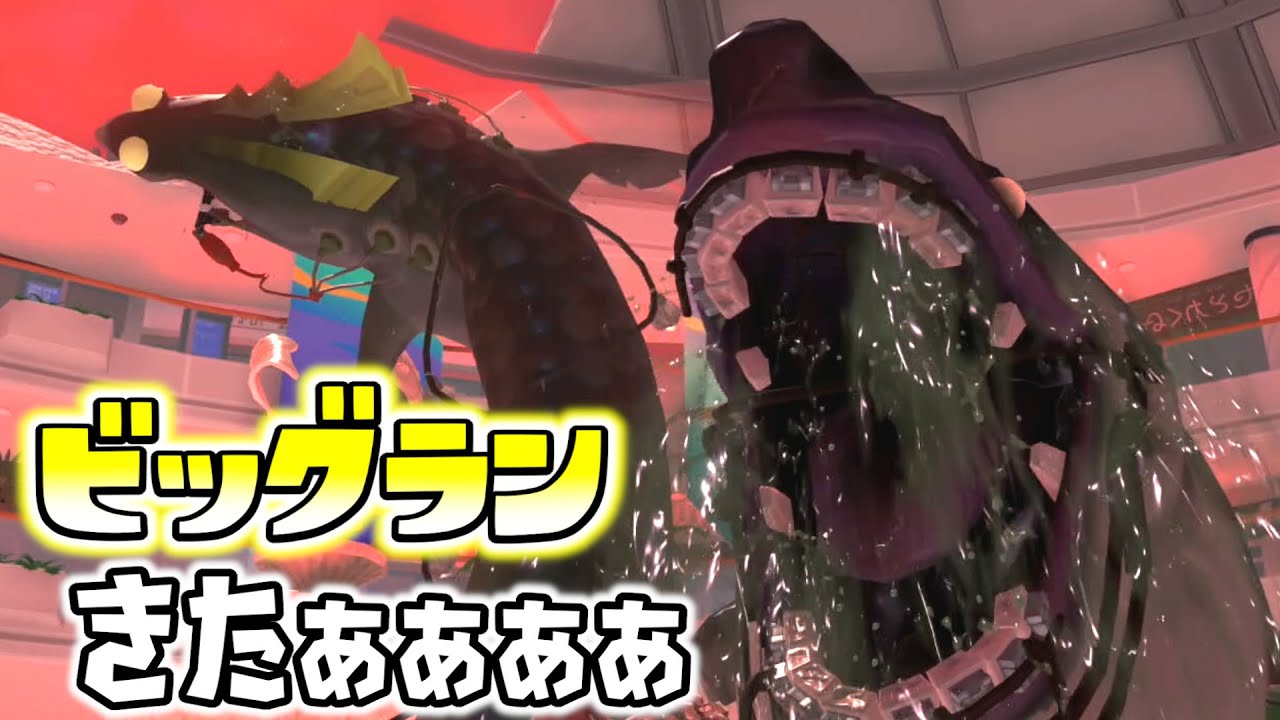 Live] Defeat the big salmon!! There were so many different squids