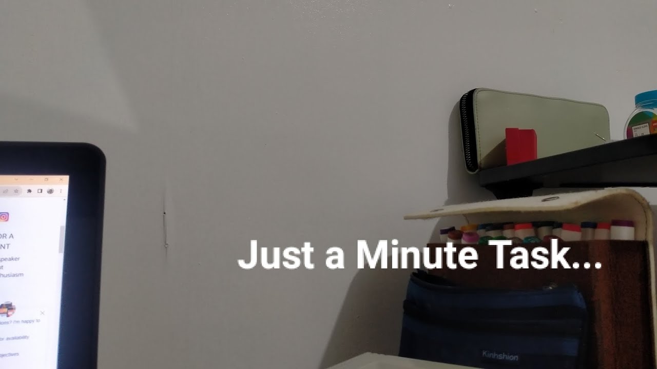 Just a Minute Task - YouTube