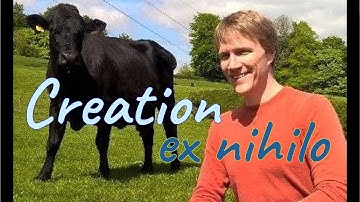 Creation ex nihilo - a few observations