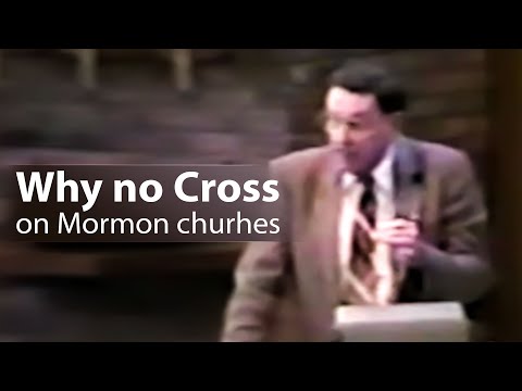 Why Mormons do not place a Cross on their Churches - Dr. Walter Martin