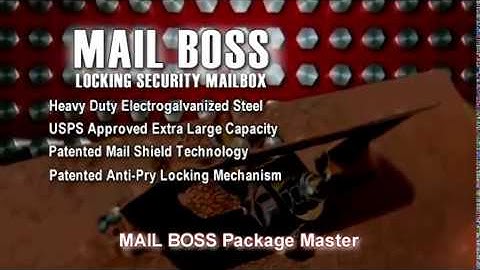 Mail Boss Package Master Locking Mailbox by Epoch Design