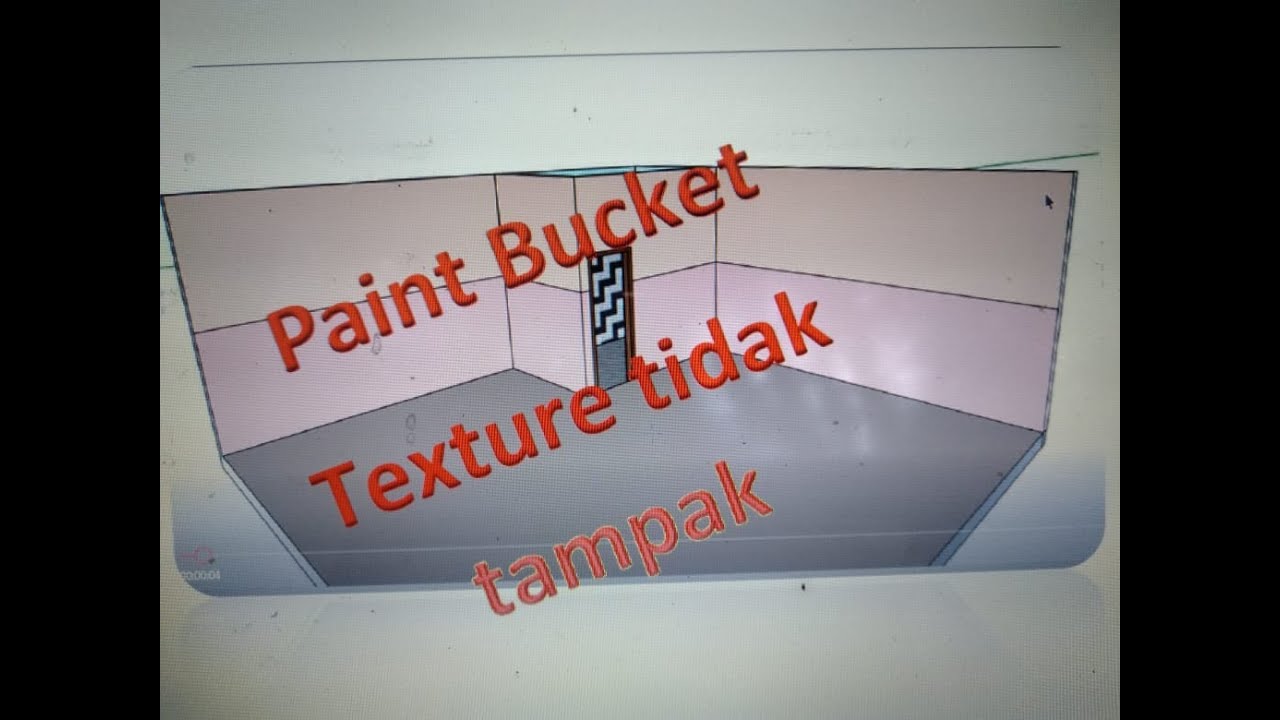 Sketchup Texture paint bucket tidak tampak YouTube
