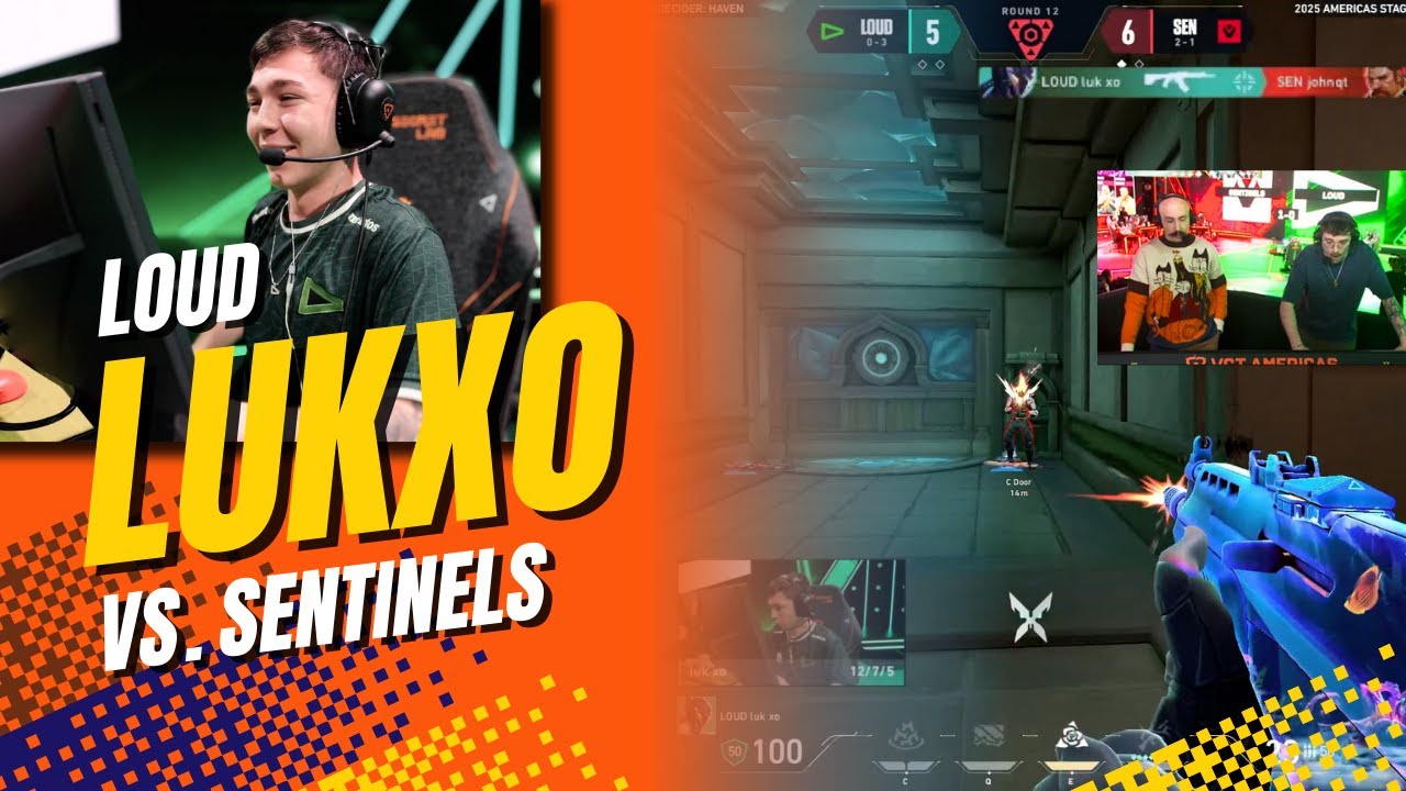Реакция комментаторов на LOUD Lukxo 1v3 Clutch против SEN | VCT Americas 2025
