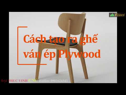 Video Cách tạo ghế ván ép Plywood bằng máy cnc 4D Woodmaster... - youtube