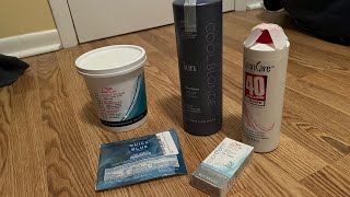 Unboxing: Salon Care 40 Vol. Developer + Wella ColorCharm Powder Lightener + Ion Cool Blonde Shampoo