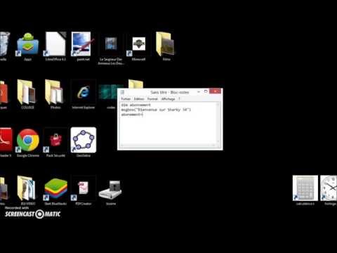 Apprendre à programmer en VBScript avec Bloc-Notes