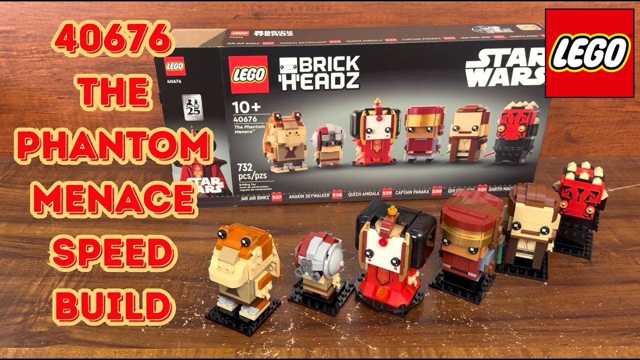 LEGO Star Wars 40676 Episode 1: The Phantom Menace Brick Headz Time ...