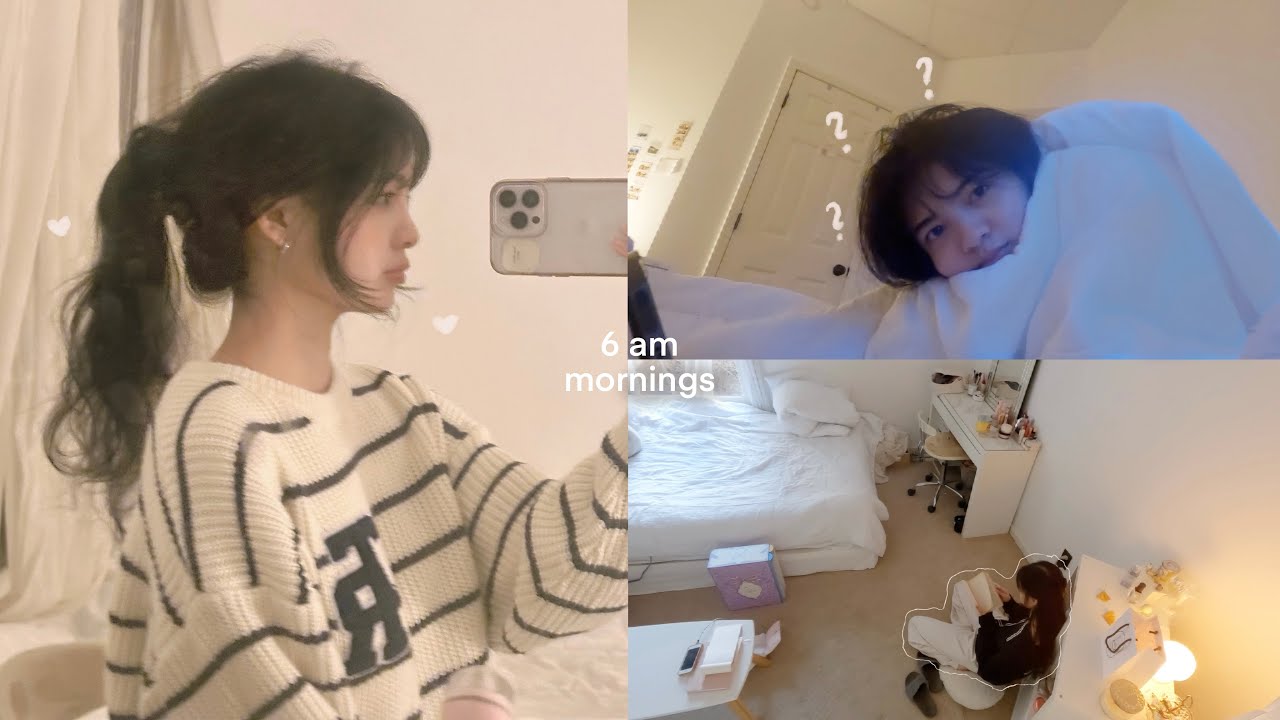 Waking up at 6 AM: productive early mornings, baking, reading & chilly autumn days in sweaters