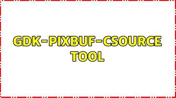 Ubuntu: gdk-pixbuf-csource tool