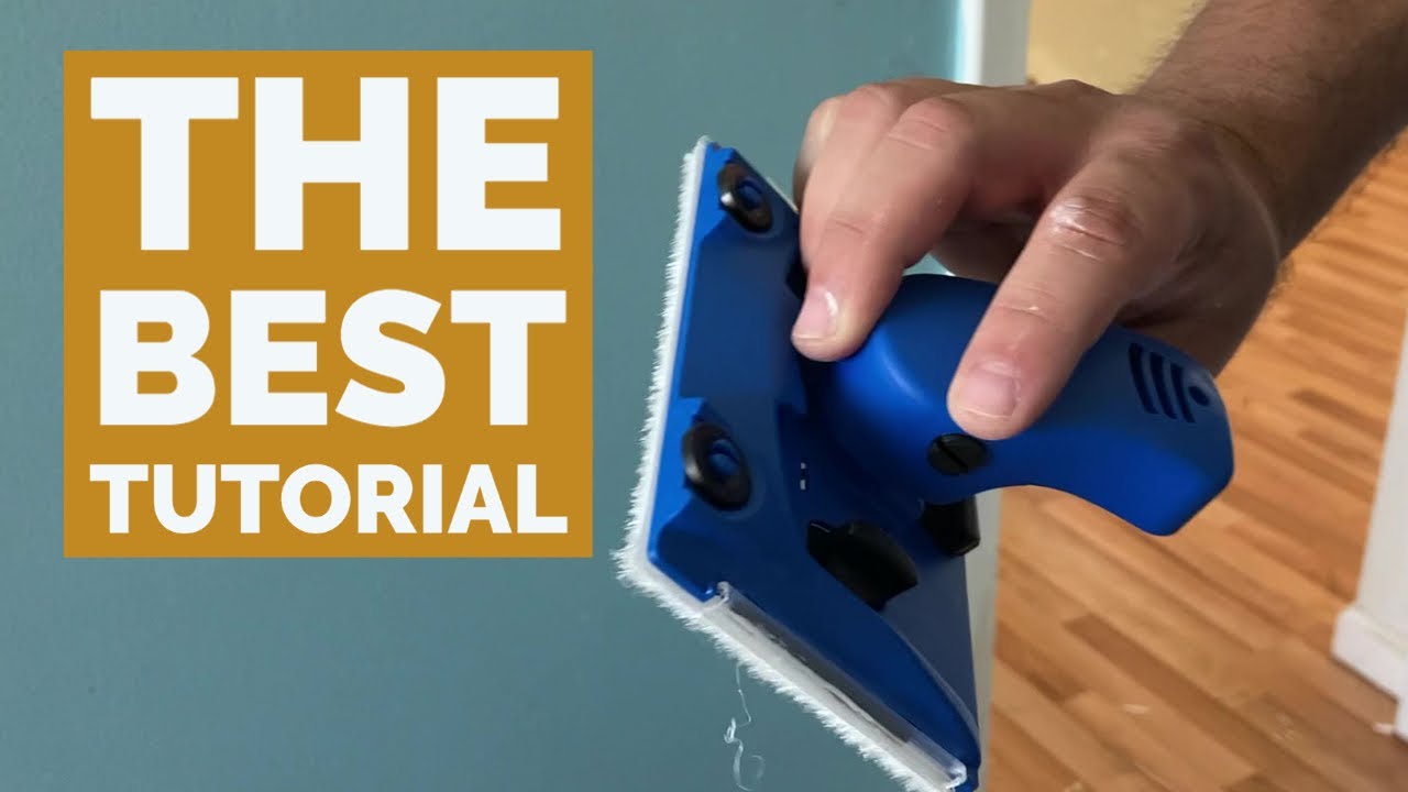 How To Use a Paint Edger LIKE A PRO - IN ABOUT ONE MINUTE 