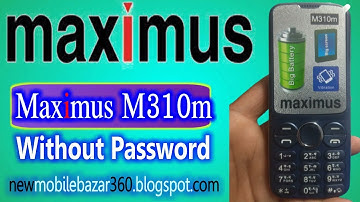 Maximus M310m SPD 6531E 100% Tested Flash File  No Password