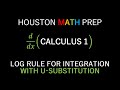 Integration Using Log Rule Quiz