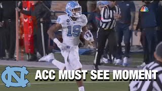 UNC's Ty Chandler Rockets Past Fighting Irish For A Score  | Must See Moment