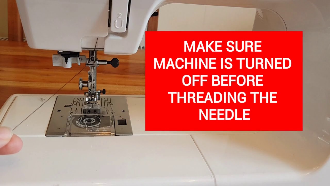 How to: thread a machine - YouTube