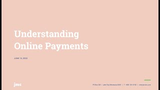 Understanding Online Payments