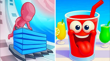 Stack Color vs juice run All levels speedrun gameplay walkthrough Android ios video Epic 🎮😲🔥