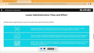 SASE Fundamentals (Security Convergence)