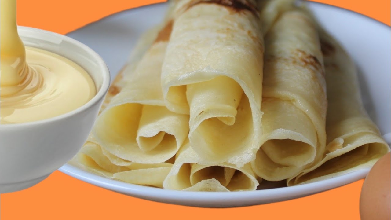 CRÊPES au lait concentré sucré en 5 minutes