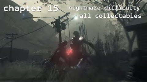 The Evil Within 2 chapter 15 nightmare difficulty all collectables